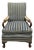 Vintage Open Arm Host/Library Chair For Sale