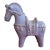 1960s Ceramic Horse Sculpture by Aldo Londi for Bitossi For Sale