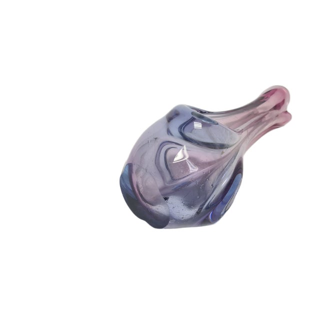 Pink Italian Vase in Murano Glass from Mandruzzato, 1950s For Sale - Image 8 of 10