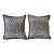 Custom Pair of Leopard Print Euro Pillows For Sale