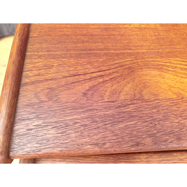 Teak Tables, Denmark, 1960s, Set of 3 For Sale - Image 12 of 13