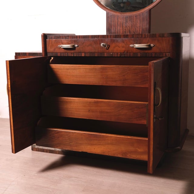 Art Deco Chest of Drawers from Bergamo, 1930s For Sale - Image 9 of 18