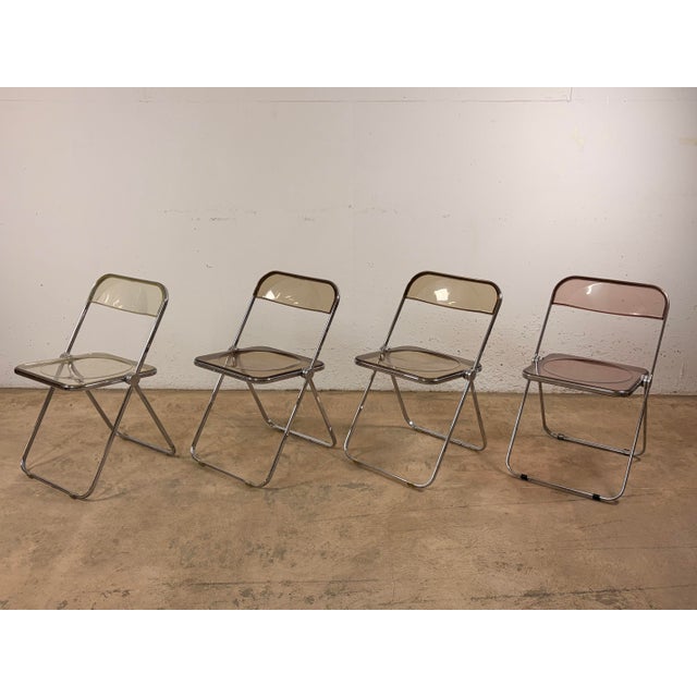 Plia Chairs by Giancarlo Piretti for Anonima Castelli, 1970s, Set of 4 For Sale - Image 13 of 13