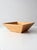 Brown Vintage Bamboo Salad Serving Bowl With Hand Shaped Serving Utensils For Sale - Image 8 of 18
