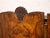 Vintage Art Deco Burl Wood Wardrobe Armoire With Hand-Painted Botanical Doors For Sale - Image 4 of 9