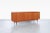 Danish modern teak tambour door credenza designed by Arne Vodder for Sibast in Denmark, circa 1950s. Model 37 exemplifies...