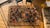 1870s Brown Large Scale Tribal Antique Persian Bakhtiari Rug 3'9" X 6'5 Handknotted Wool Carpet For Sale In New York - Image 6 of 7