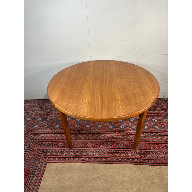 Rasmus Solberg 1980s MCM Teak Dining Table by Rasmus For Sale - Image 4 of 9