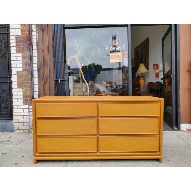 Mid-Century Bleach Mahogany Dresser For Sale - Image 11 of 17
