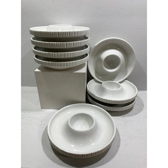 1970s German Porcelain Egg Cup from Rosenthal, 1970s, Set of 8 For Sale - Image 5 of 5