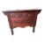 19th Century Chinese Carved Red Painted Console Table. For Sale