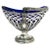 Metal German Silver Basket with Blue Glass by Storck & Sinsheimer For Sale - Image 7 of 7