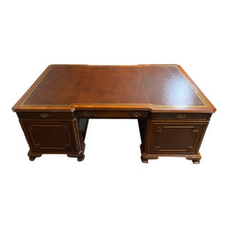George III Style Partner Desk For Sale