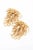 Metal Vintage Sorrelli Cascading Swarovski Crystal Glass Sculptural Clip on Earrings, 1980's For Sale - Image 7 of 7