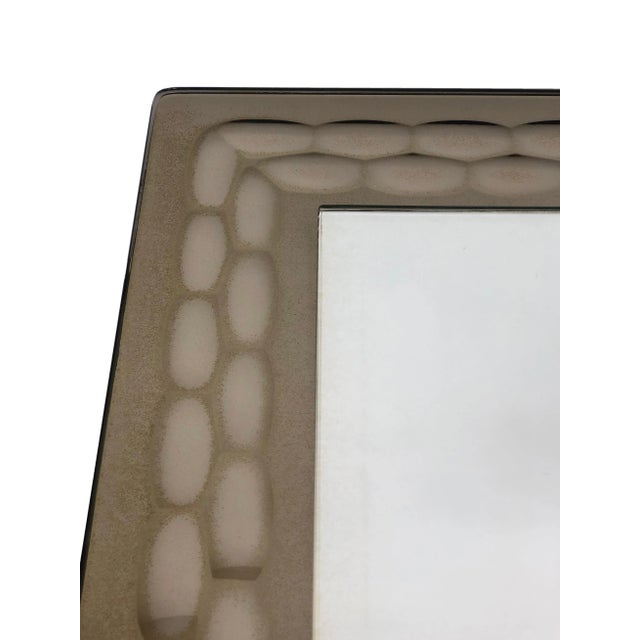 1960s Italian Mid-Century Modern Italian Wall Mirror by Antonio Lupi for Cristal Luxor, 1960s For Sale - Image 5 of 11