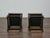 Pair of English 19th Century Ebonized Bobbin Stools with Custom Linen Upholstery For Sale In Atlanta - Image 6 of 9