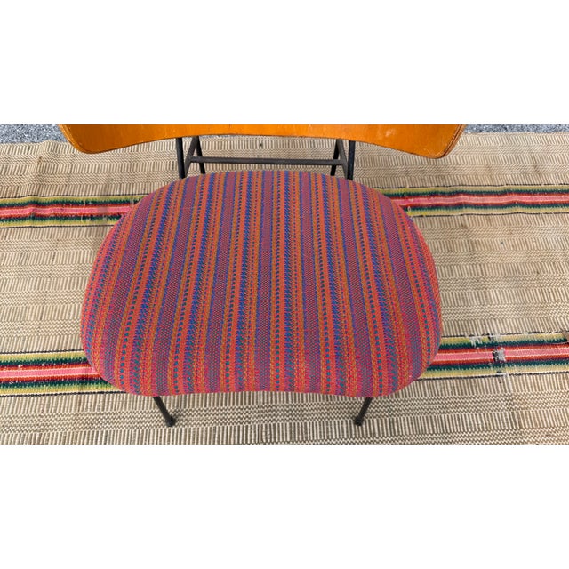 A Vintage Mid Century Danish Kofod Larsen Wrought Iron Penguin Lounge Chair, 1950’s For Sale - Image 18 of 18