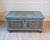 Wood Early 19th-Century Alpine Painted Chest in Fir with Floral Decoration For Sale - Image 7 of 14