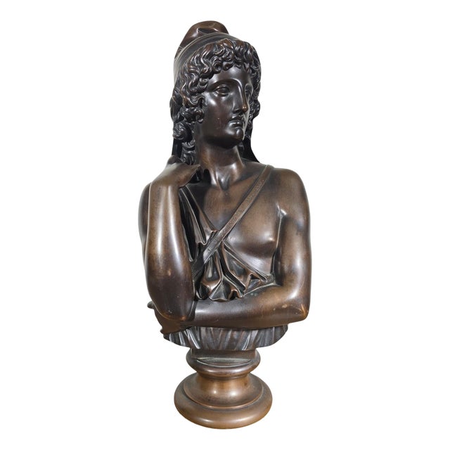 Jean-Baptiste Clesinger, Attis Consort of Cybele, 1860, Bronze For Sale