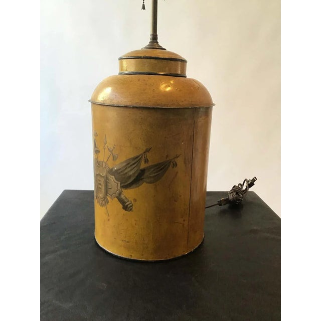 1940s Classical Tole Lamps - A Pair For Sale - Image 11 of 13