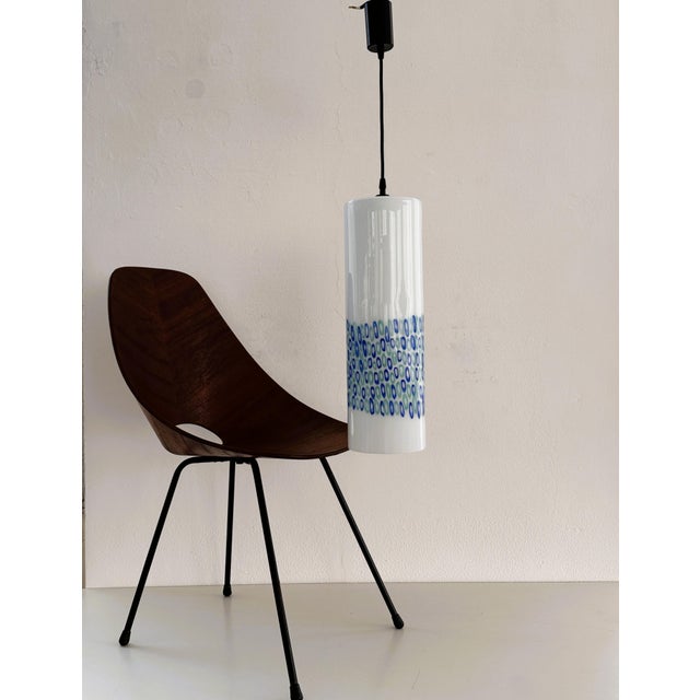 A beautiful pendant lamp, designed by Peter Pelzel in the 1970s for the Italian Murano glass company Vistosi. The pendant...