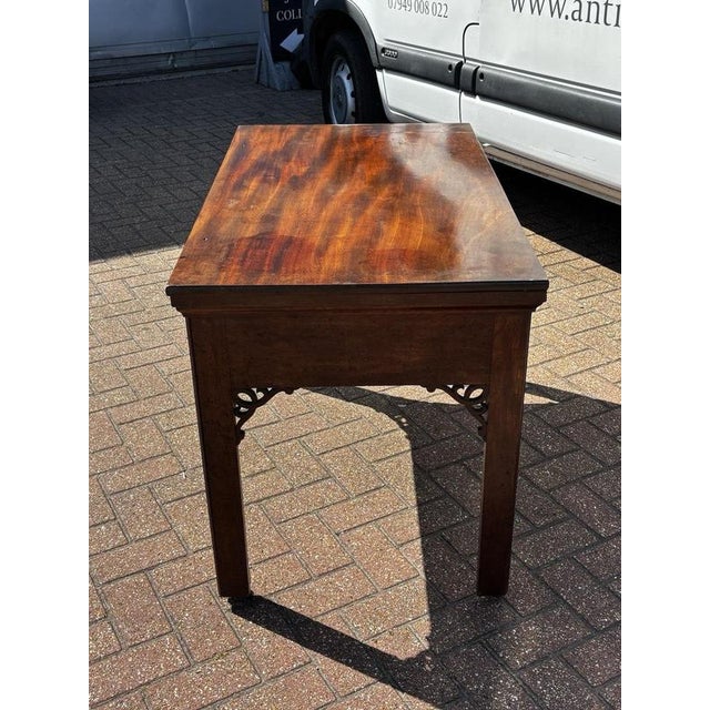 English Georgian Mahogany Architects Desk For Sale - Image 9 of 18