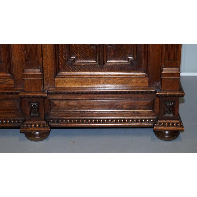 Dutch Ornately Hand Carved Cupboard, 1940s For Sale - Image 13 of 18
