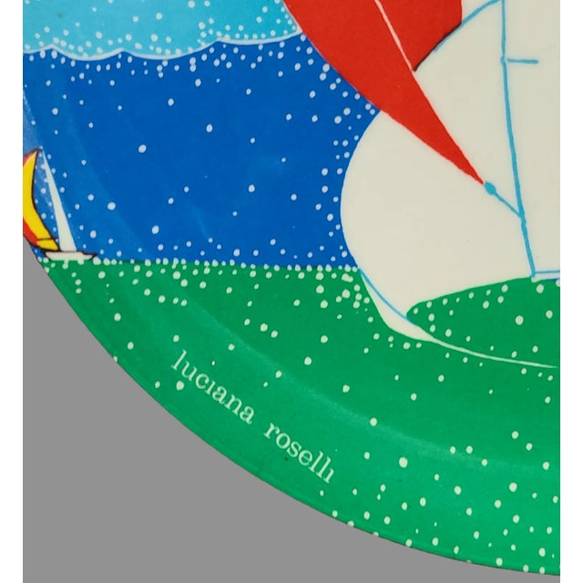 For all the collectors out there, this vintage Italian "Luciana Roselli" melamine platter is a must-have item. Made from...