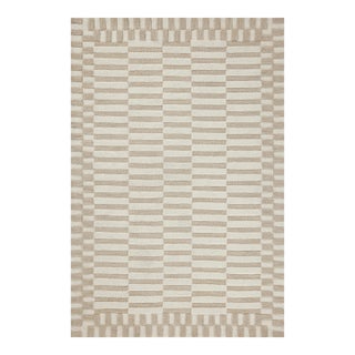Chris Loves Julia x Loloi Bradley Ivory / Beige 8'-6" x 11'-6" Area Rug For Sale