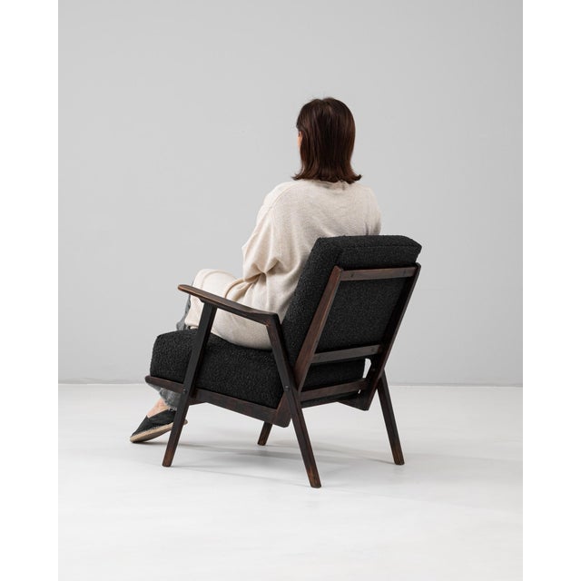 Late 20th Century 20th Century Czech Upholstered Armchair For Sale - Image 5 of 18