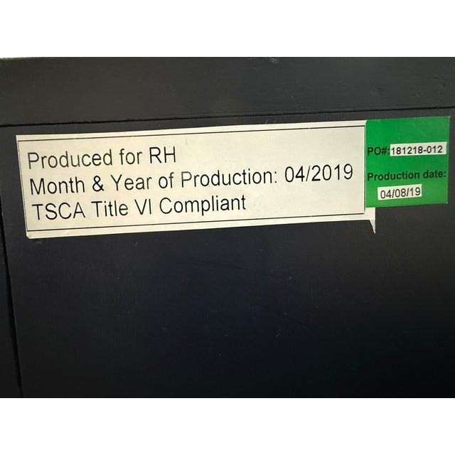 Restoration Hardware Restoration Hardware Closed Calvin Nightstands, Pair For Sale - Image 4 of 12