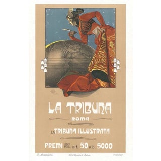 La Tribuna - Original Lithograph by G. Mataloni - 1897 1897 For Sale