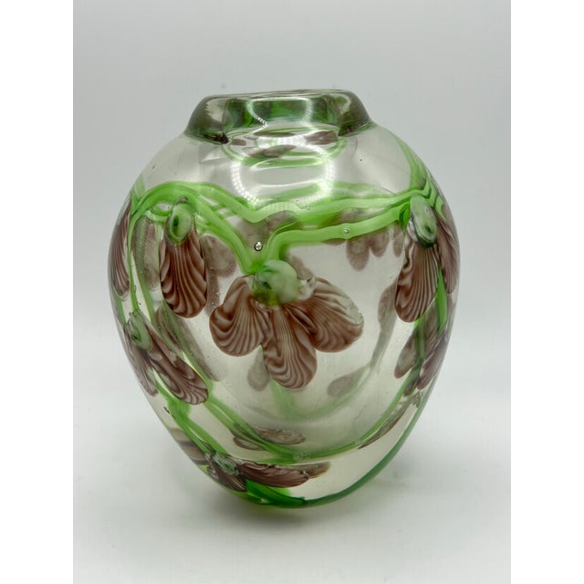 1970s 1970s Heavy Art Glass in the Style of Daniel Salazar of Lundberg Studio For Sale - Image 5 of 12