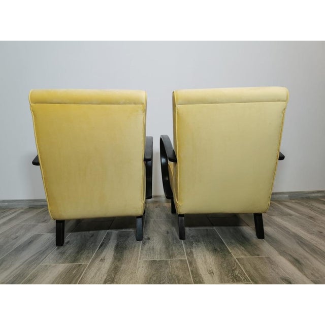 Mid-Century Modern Set of Armchairs by Jindrich Halabala, 1940s For Sale - Image 3 of 18
