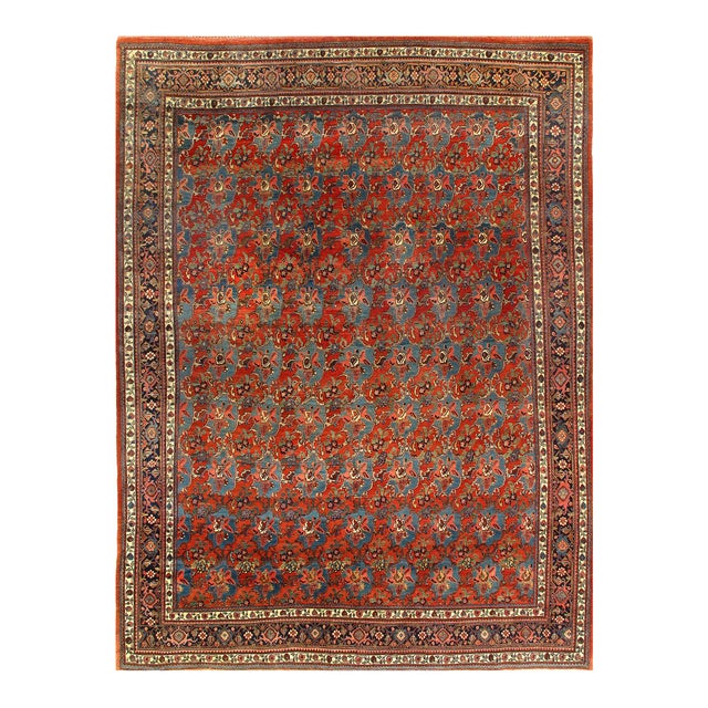 Pasargad Late 19th Century Antique Persian Bidjar Hand-Knotted Rug - 8′ × 11′ For Sale - Image 4 of 4