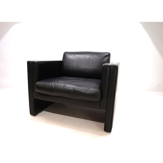 Knoll Studio Line Leather Armchair by Jürgen Lange from Walter Knoll / Wilhelm Knoll, 1970s For Sale - Image 10 of 18