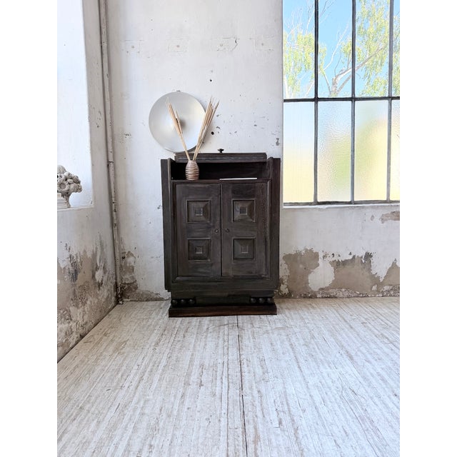 Art Deco Bar Cabinet by Hoffmann Chaleyssin, 1940s For Sale - Image 14 of 18