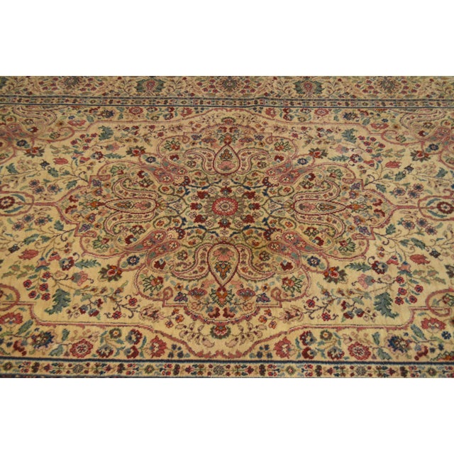 Karastan Tabriz Medallion Samovar Tea Wash 5'9 x 9' Rug Chairish