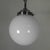Art Deco Pendant Lamp with Opaline Glass Globe, 1930s For Sale - Image 6 of 12
