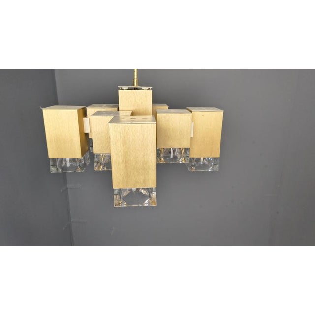 Vintage Cubic Pendant Light by Gaetano Sciolari, 1970s For Sale - Image 11 of 18