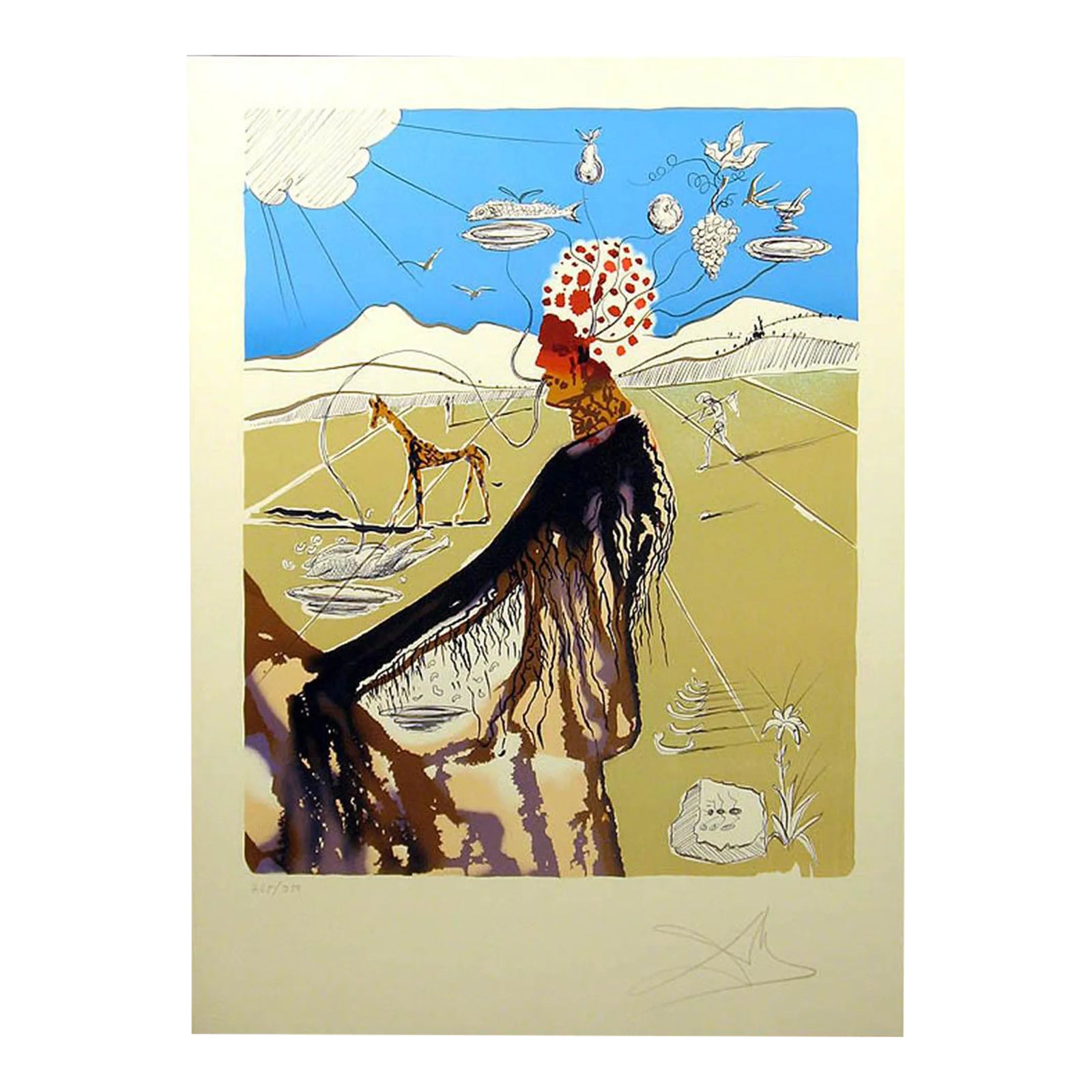 Salvador Dalí 【神曲】 lithograph 証明書 Salvador Dali 