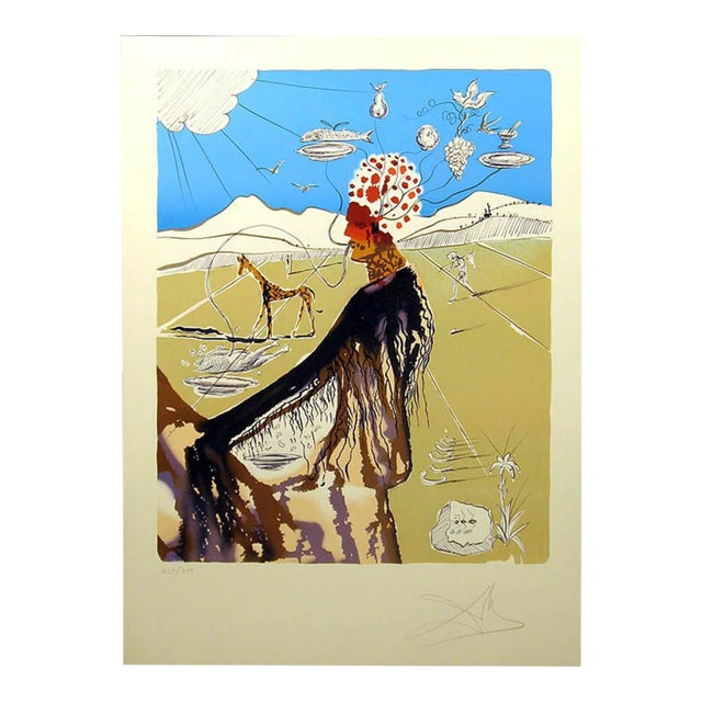 Salvador Dalí 【神曲】 lithograph 証明書 Salvador Dali Lithograph COA Original Signed Op Numbered In