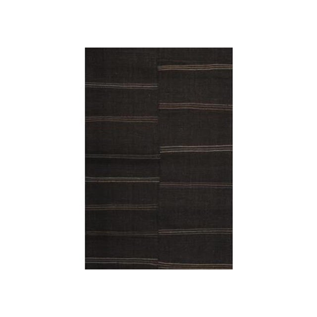 Mid 20th Century Nomadic Natural Goat Hair Turkish Kilim For Sale - Image 4 of 6