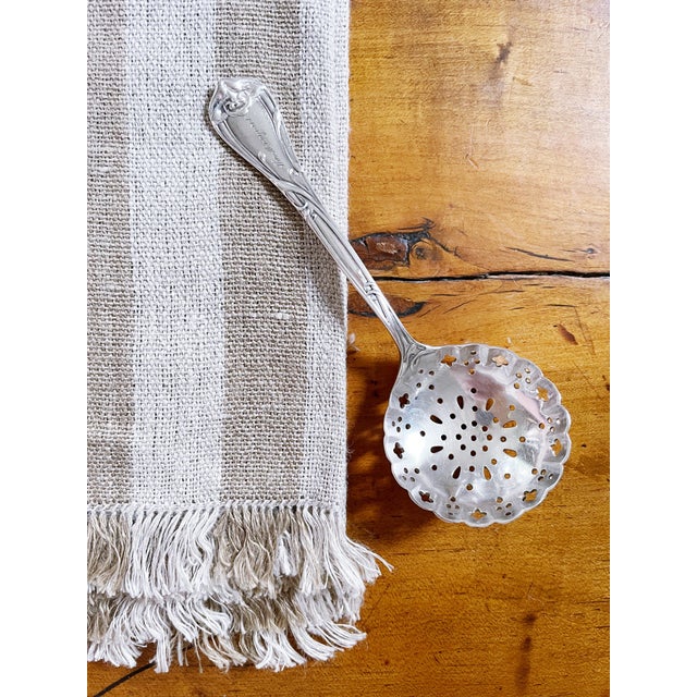 Antique Silver Plated Sugar Sifter From Hotel Margaret in Brooklyn Ny For Sale In New York - Image 6 of 8