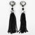 Paco Rabanne Paco Rabanne Shoulder-Duster Gunmetal Clip Earrings For Sale - Image 4 of 9