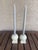 Art Deco Art Deco 1930's Fiesta® Original Ivory Bulb Candle Holders - Pair For Sale - Image 3 of 4