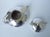 Mid-Century Modernist French "Escapade" Silver Plate Coffee & Sugar - a Pair For Sale - Image 4 of 11