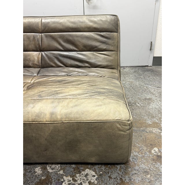 Gray Timothy Oulton Shabby Sectional Sofa, Set of Three For Sale - Image 8 of 12