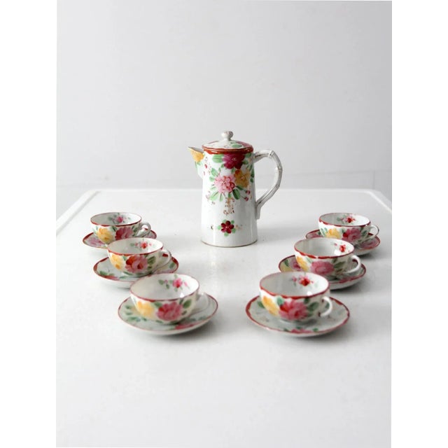 Antique Japanese Tea Set 13 Piece For Sale - Image 13 of 13