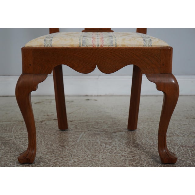 Set of 6 Bench Made Walnut Chippendale Dining Chairs For Sale - Image 12 of 18